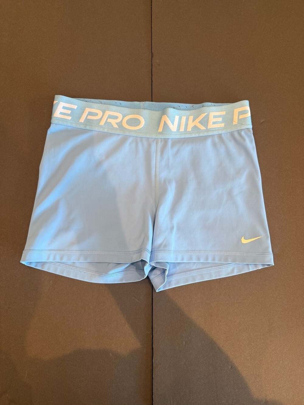 Nike Pro Shorts Size M Light Blue